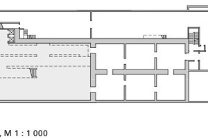  Untergeschoss, M 1 : 1000 