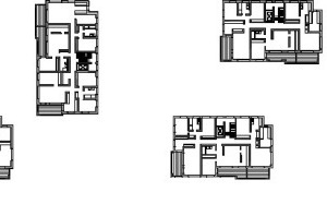  Grundriss Regelgeschoss, M 1 : 1 000 