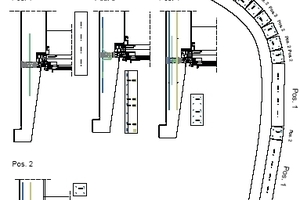  Übergang Schrägfassade in Dachrand, rechts 