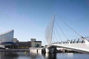  Media City Foot Bridge in Salford, 2011 