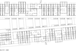  Grundriss 2. Obergeschoss Frankie &amp; Johnny, M 1 : 600 