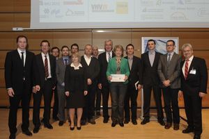  Die Preisträger 2013 mit Staatssekretär Burgbacher und Prof. Dr. Diaz 