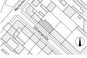  Lageplan, M 1 : 2 500 