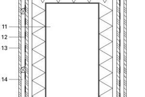  Querschnitt Pergola, M 1 : 20 