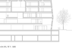  Schnitt AA, M 1 : 500 