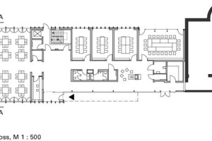  Erdgeschoss, M 1 : 500 