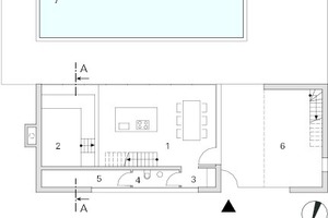  Grundriss Erdgeschoss, M 1 : 250  