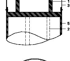  Verjüngter Anschlussflansch, M 1 : 17,5 