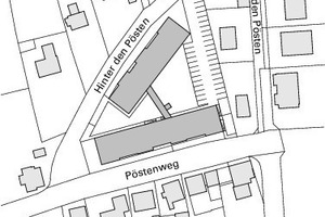  Lageplan, M 1 : 2 500 