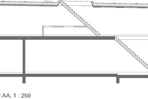  Schnitt AA, M 1 : 250 