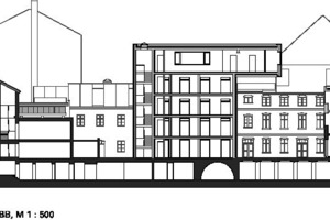  Schnitt BB, M 1 : 500 