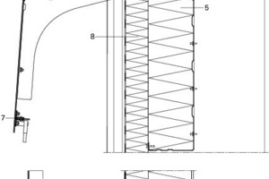  Standardfassadendetail, M 1 : 12,5 