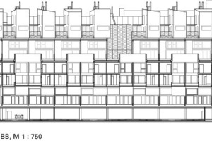  Schnitt BB, M 1 : 750 