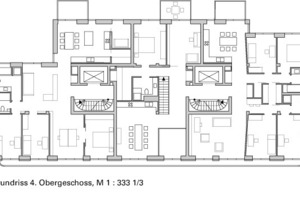  Grundriss 4. OG, M 1 : 333 1/3 