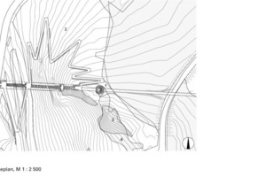  Lageplan, M 1 : 2 500 