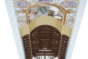  Abb. 18: Untersicht der Gewölbe-und Dachkonstruktionen über dem Steinernen Saal 