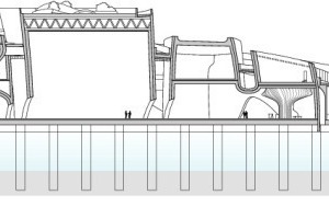  Schnitt AA, M 1 : 1 000 