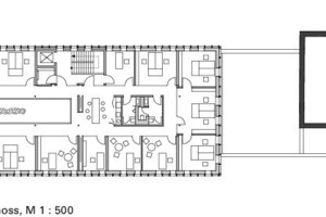  2. Obergeschoss, M 1 : 500 