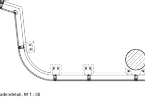  Fassadendetail, M 1 : 50 