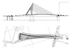  Zeichnung Media City Foot Bridge 