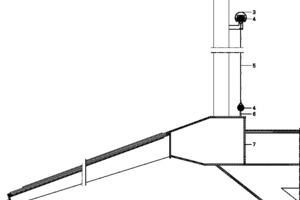  Detailschnitt Geländer, M 1 : 12,5 