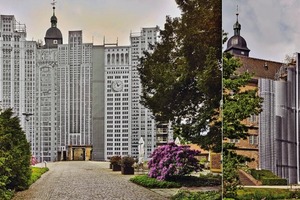  Bettina Pousttchi „The City“ 2014, Fotoinstallation, Fassade Schloss Wolfsburg 