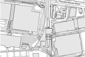  Lageplan, M 1 : 7 500 