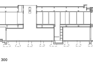  Längsschnitt AA, M 1 : 300 