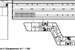  Grundriss 3. Obergeschoss, M 1 : 1 250 