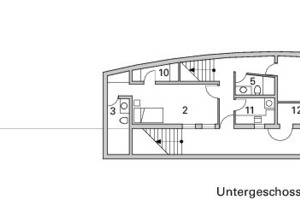  Untergeschoss, M 1 : 333 1/3 