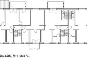  Grundriss M 1 : 333 1/3 