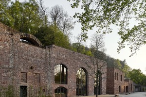  Heidelberger Schloss mit neuem Besucherbistro von Max Dudler Stefan Müller DBZ Deutsche BauZeitschrift 