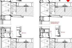  Abb. 9: Beispiel Elementfassade mit Bewegungsaufnahme einer Deckendurchbiegung von 15 mm 