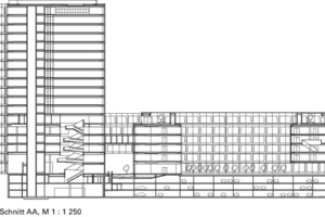  Schnitt AA, M 1 : 1 250 