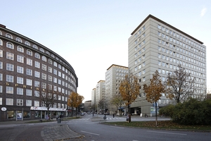  Ansicht vom Deichtorplatz. Links der Sprinkenhof (u. a. Fritz Höger), teil des aktuell unter Weltkulturerbeschutz stehenden Kontorhausviertels 