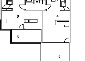  Grundriss 5. Obergeschoss, M 1 : 333 1/3 