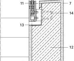  Detail Brüstung, M 1 : 15 