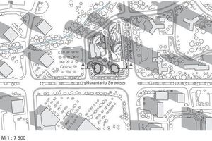  Lageplan, M 1 : 7 500 