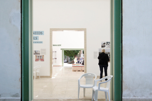  Deutscher Pavillon, 15. Architekturbiennale, Venedig. Eine der vier Öffnungen 