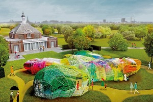  Selbstbewusst bunt gestrickt: der Serpentine Gallery Pavilion von SelgasCano 