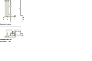  	1	Bestandsgebäude	2	Neubau	3	Technik-/Lüftungszentrale	4	Gruppenraum	5	Mensasaal	6	Ansaugturm	7	Ansaugstutzen d=1 000	8	Einstiegsöffnung	9	Steigschacht zur Lüftungszentrale 