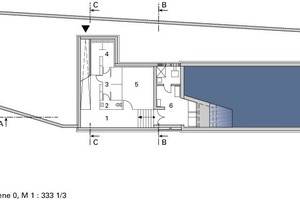  Grundriss Ebene 0, 1 : 333 1/3 