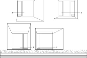  Fensterdetail Ansicht von Außen, M 1 : 100 