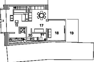  Grundriss Dachgeschoss, M 1 : 333 1/3 