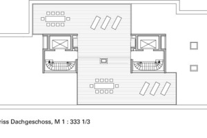  Grundriss Dachgeschoss, M 1:333 1/3 