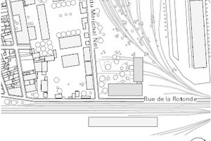  Lageplan, M 1 : 7 500 