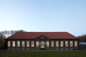  Die Orangerie als Teil der barocken Schloss-und Parkanlage „Westfälisches Versailles“ Schloss Nordkirchen errichtet durch Gottfried Laurenc Pictorius und Peter Pictorius.Fertigstellung und Ergänzung der Anlage ab 1723  durch die Orangerie  von Johann Conrad Schlaun 