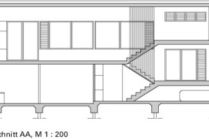  Schnitt AA, M 1 : 200 