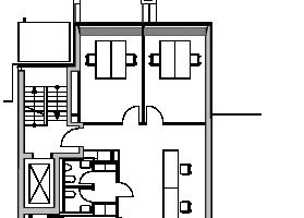  Grundriss 3. Obergeschoss, M 1 : 333 1/3 