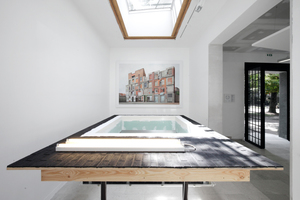  Im belgischen Pavillon: mit „Bravoure“ ein Haus einfach machen. Teils erinnern die Originalbauteile an Rem Koolhaas' Beitrag 2014 